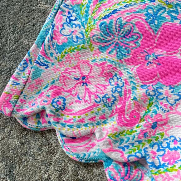 Lilly Pulitzer Buttercup Knit Short Multi Flock Full of Fun 6 NWT $78 - Picture 2 of 7